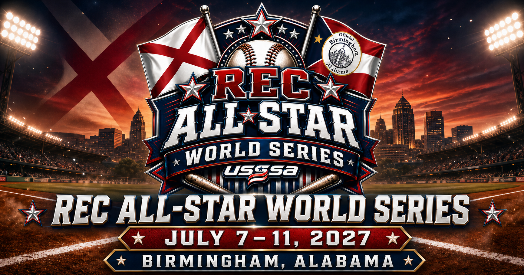 Rec All-Star World Series, July 7–11, 2027, Birmingham, Alabama