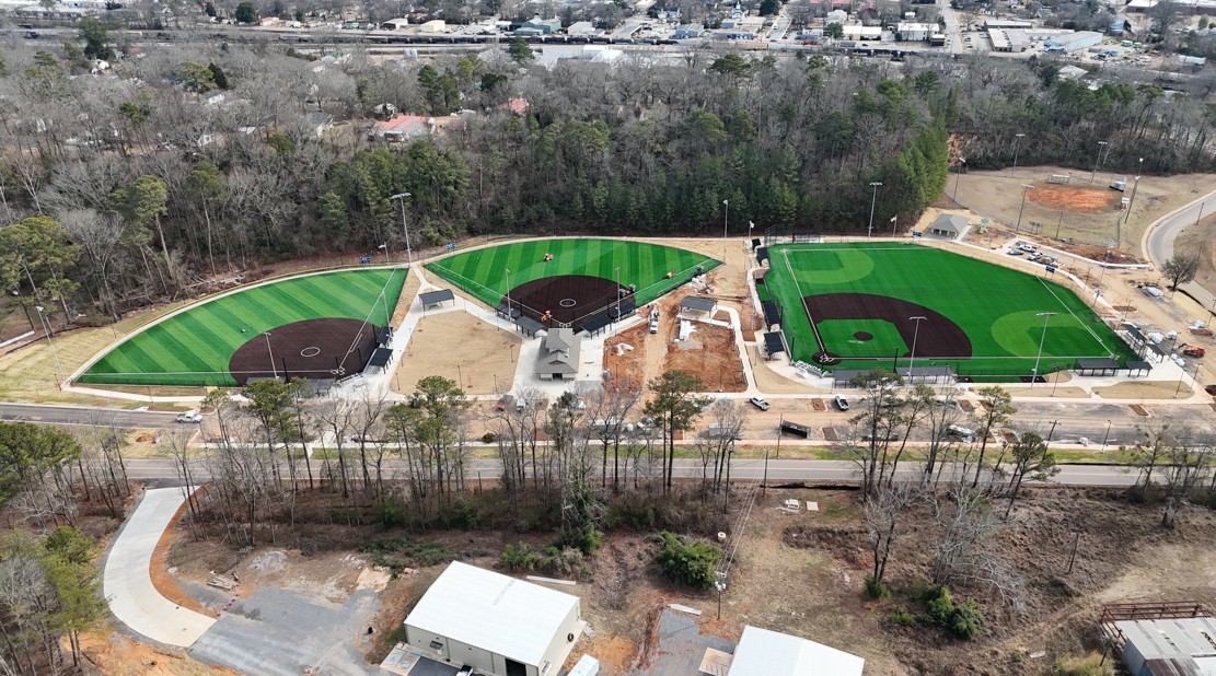 Aerial view of Ruffner Park / Sports Complex